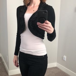 White House Black Market Cropped Sweater